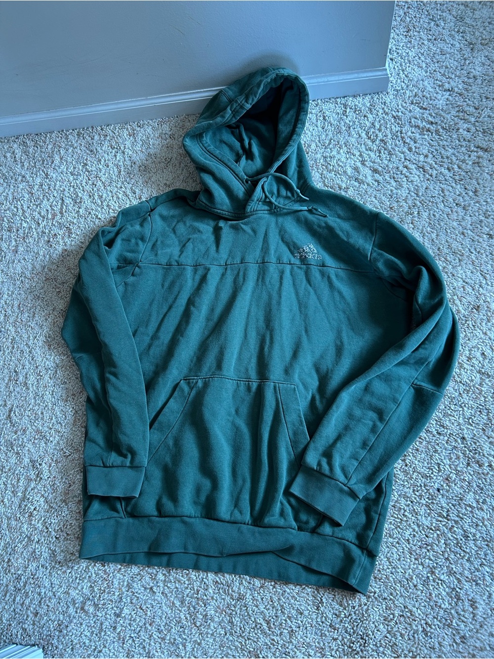 Adidas forest green hoodie